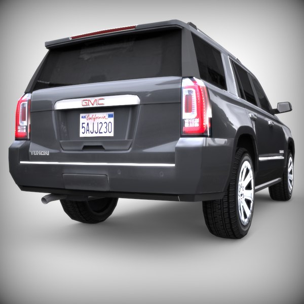 3d model gmc yukon denali