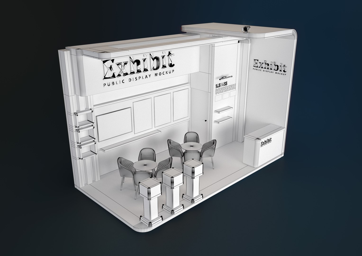 3D model Exhibition Stand Design 2304 https://p.turbosquid.com/ts-thumb/wO/9IU8qt/Vq/preview7/jpg/1759888215/1920x1080/fit_q87/b142942825f653798686fcbcc86febe80db5d805/preview7.jpg