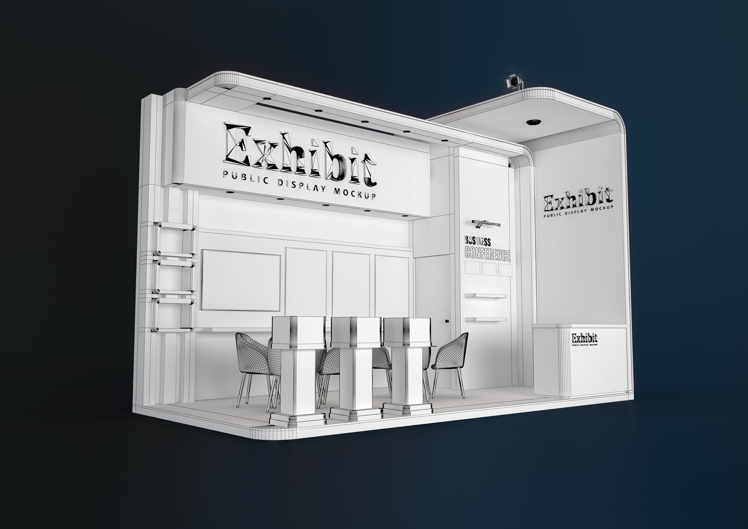 3D model Exhibition Stand Design 2304 https://p.turbosquid.com/ts-thumb/wO/9IU8qt/XM/preview5/jpg/1759888214/1920x1080/fit_q87/d428dc31c6dfab0edfbc8fa72329cdbfdc02bdbf/preview5.jpg
