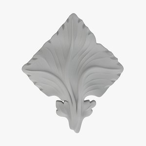 3D Gothic Ornament 016 model