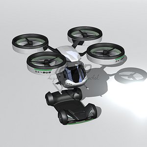 concept flying car model
