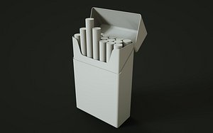 cigarettes pack 3D model