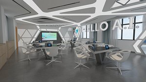 Classroom 3D model
