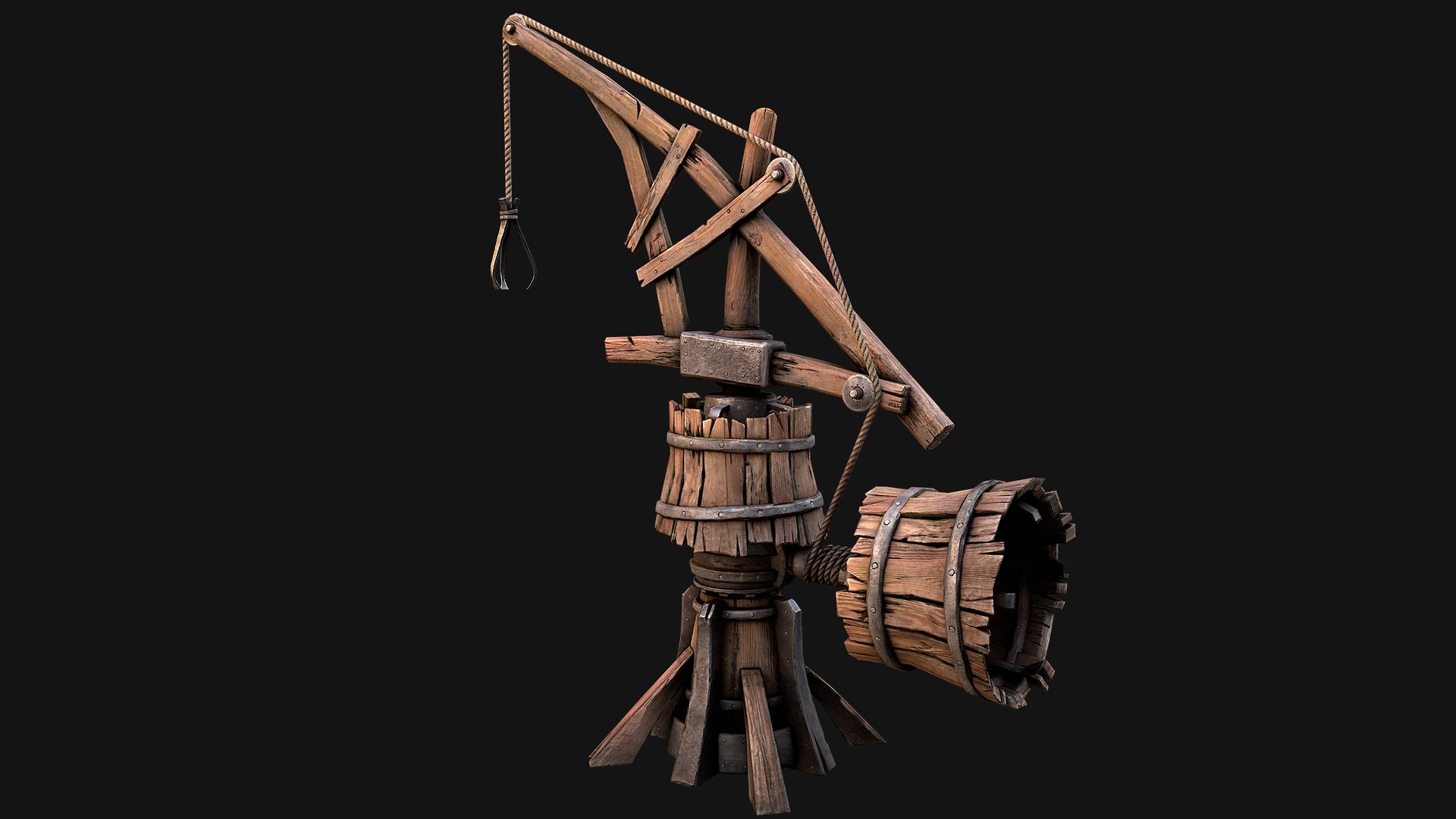 3D Medieval Crane Steampunk Quarry https://p.turbosquid.com/ts-thumb/wO/KkpThc/L9/quarrycraneimg11/png/1720253179/1920x1080/fit_q87/f2abd5224a7e5132e3f07cdcbd3faf6db256d2ae/quarrycraneimg11.jpg