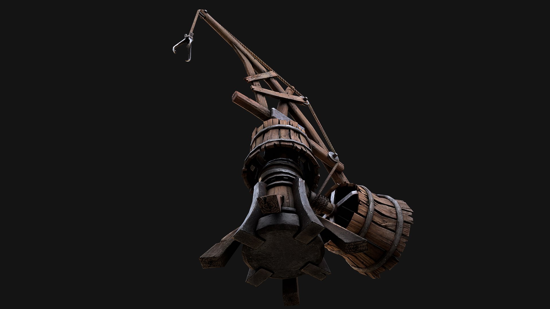 3D Medieval Crane Steampunk Quarry https://p.turbosquid.com/ts-thumb/wO/KkpThc/be/quarrycraneimg21/png/1720253184/1920x1080/fit_q87/1dca2a2a231ec29b5aaa66d5c52580d01c39890e/quarrycraneimg21.jpg