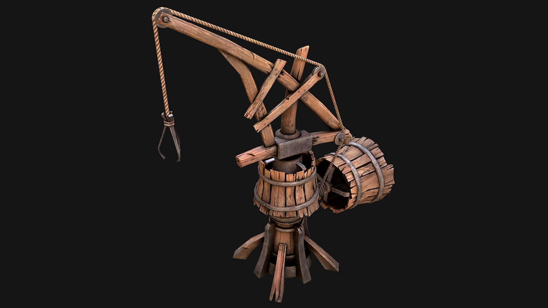 3D Medieval Crane Steampunk Quarry https://p.turbosquid.com/ts-thumb/wO/KkpThc/qT/quarrycraneimg8/png/1720253178/1920x1080/fit_q87/c688594272b247037bc1437631a163eae5b6df3b/quarrycraneimg8.jpg