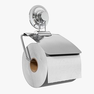 3D toilet paper holder model