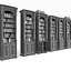 Luxurious Thin Wood Bookcase Set