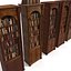 Luxurious Thin Wood Bookcase Set