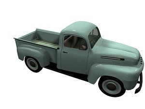 Old Pickup Truck 3D model