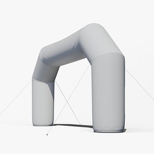 Inflateable Arch checkpoint for start finish or brand events 3D model