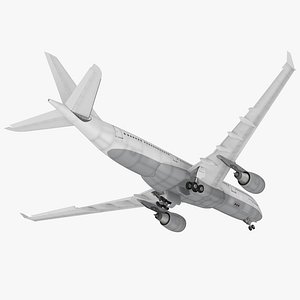 Jet Airliner Airbus A330 200 Generic Rigged