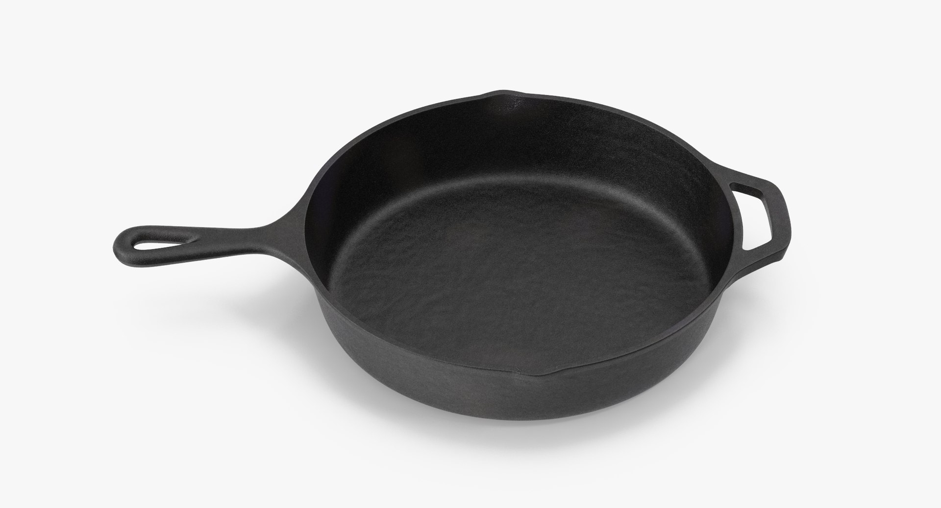 3d model cast iron skillets