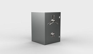 Electronic Digital Safe 3D model 3D model