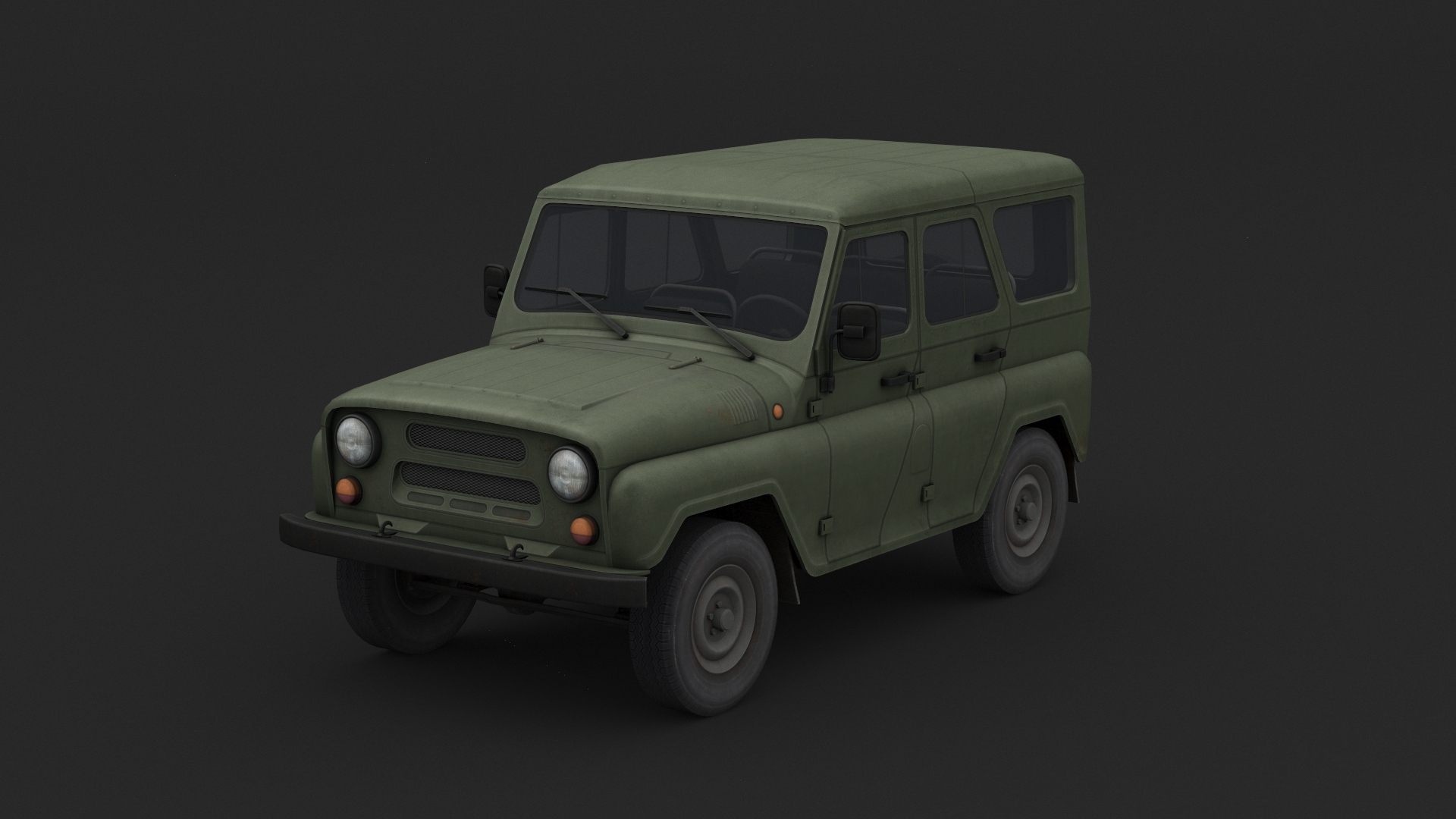 Уаз 3d модели
