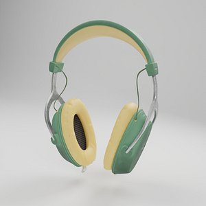 3D Headphones Soft 3D model