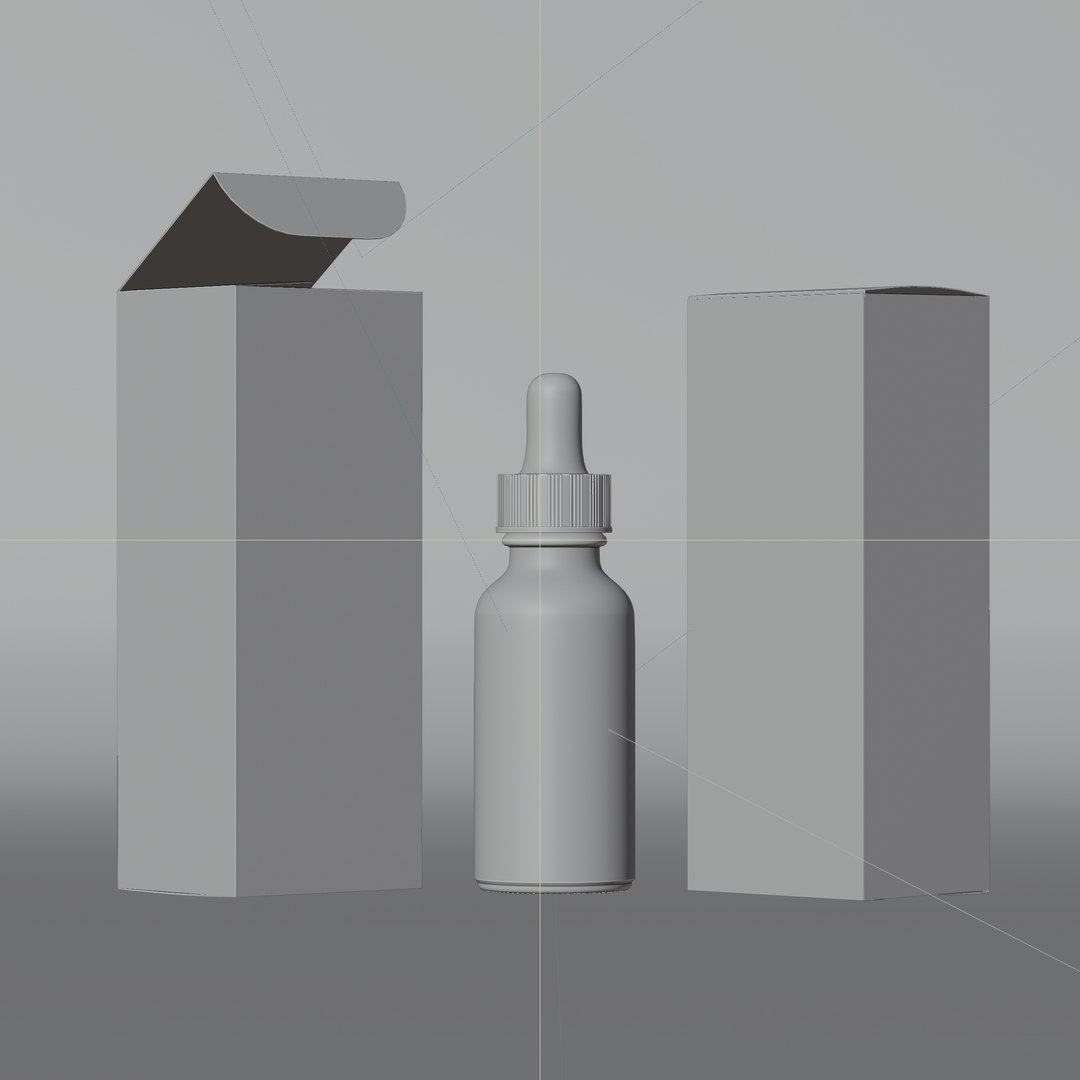 3D Dropper Bottle Mockup 11 - TurboSquid 2286620