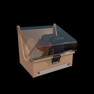 Disk Box - PBR lowpoly 3d model