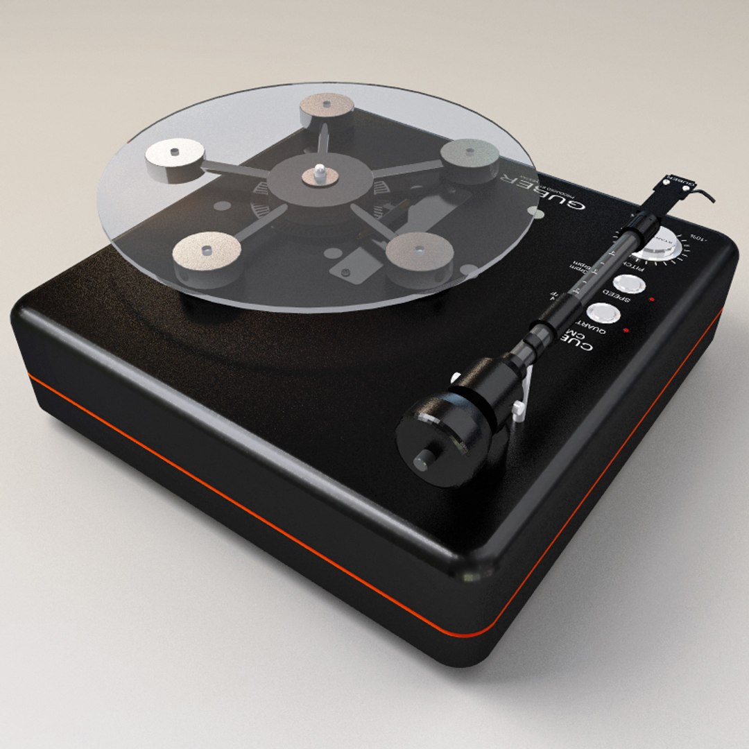 Turntable Vestax Guber Cube-t 3d Model