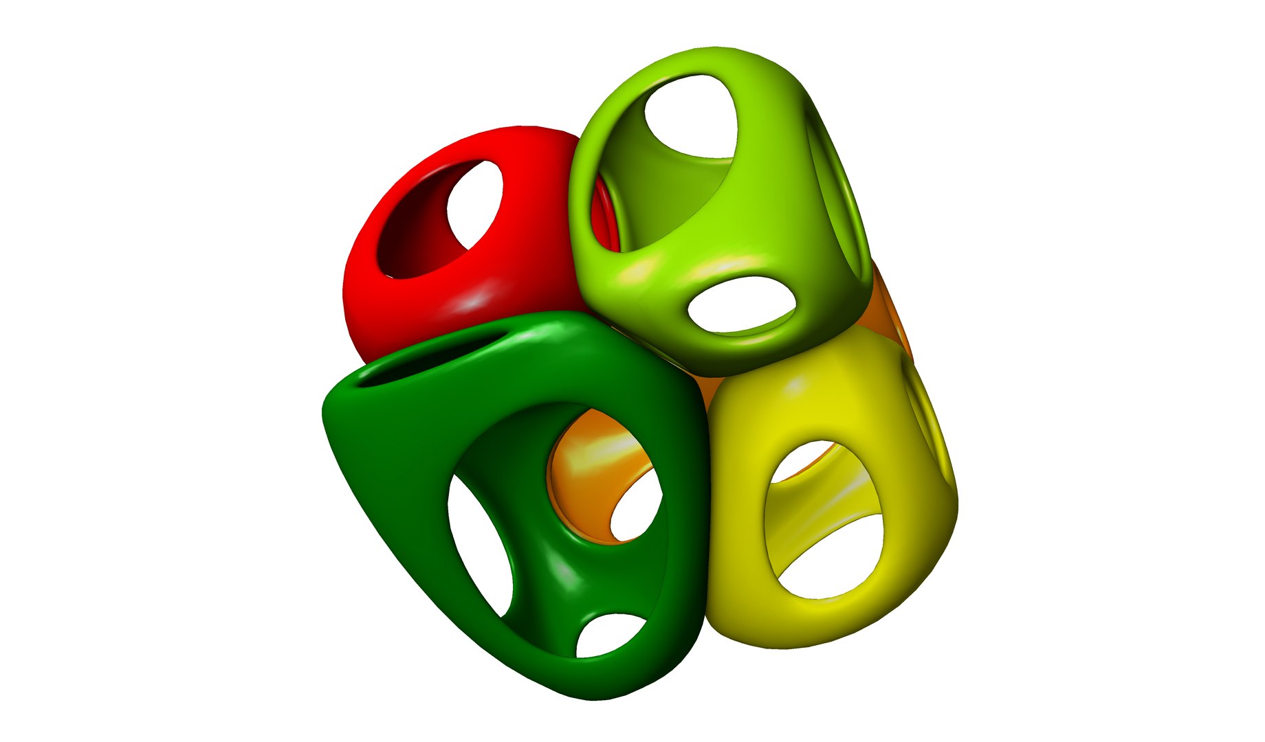 Smooth Voronoi Cube Cells 01 3D Model - TurboSquid 1822329