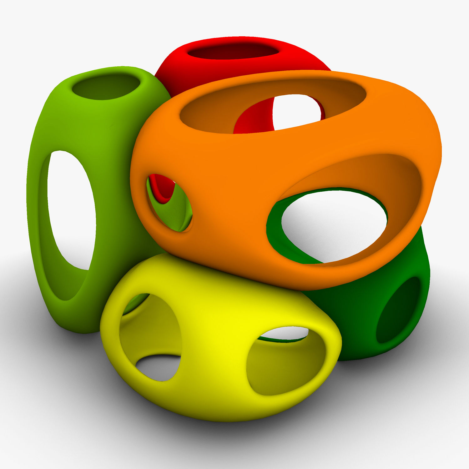 Smooth Voronoi Cube Cells 01 3D model - TurboSquid 1822329