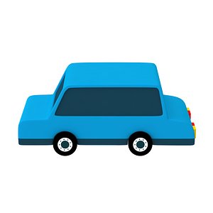 3D cartoon car vehicle