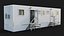 Construction Site Mobile Portable Office 3D Model 3D model