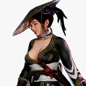 Samurai Female 3D