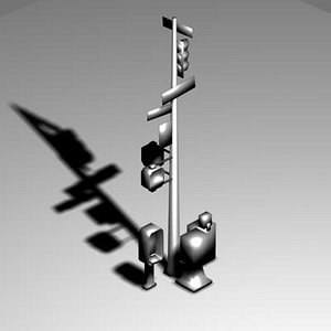 3d model light signal