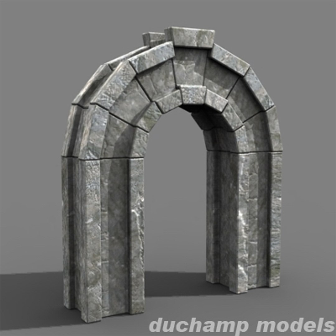 3ds Max Stone Arch