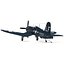 US WWII Fighter Aircraft F4U Corsair