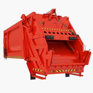3D model Garbage Truck Cabin 04