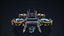 Sci-Fi Tactical Combat  Recon Drone - 4K PBR 4 Skins