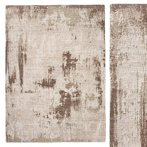 Emaan Wool and Silk Rug 3D model