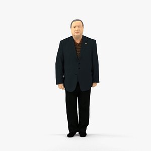 realistic human 3D model