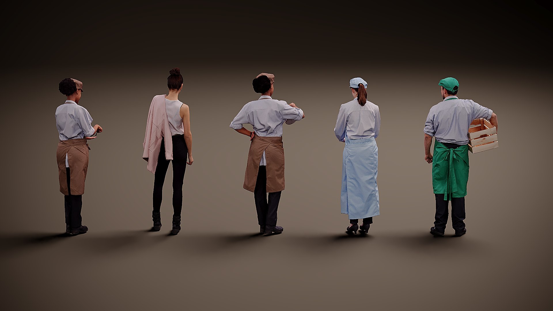 People in uniform x 5 3D model https://p.turbosquid.com/ts-thumb/wP/04u3Fv/kL/cam_zad/jpg/1763298460/1920x1080/fit_q87/f42d0a6769aac6a0ca7519f2619a3d01c9ce1461/cam_zad.jpg