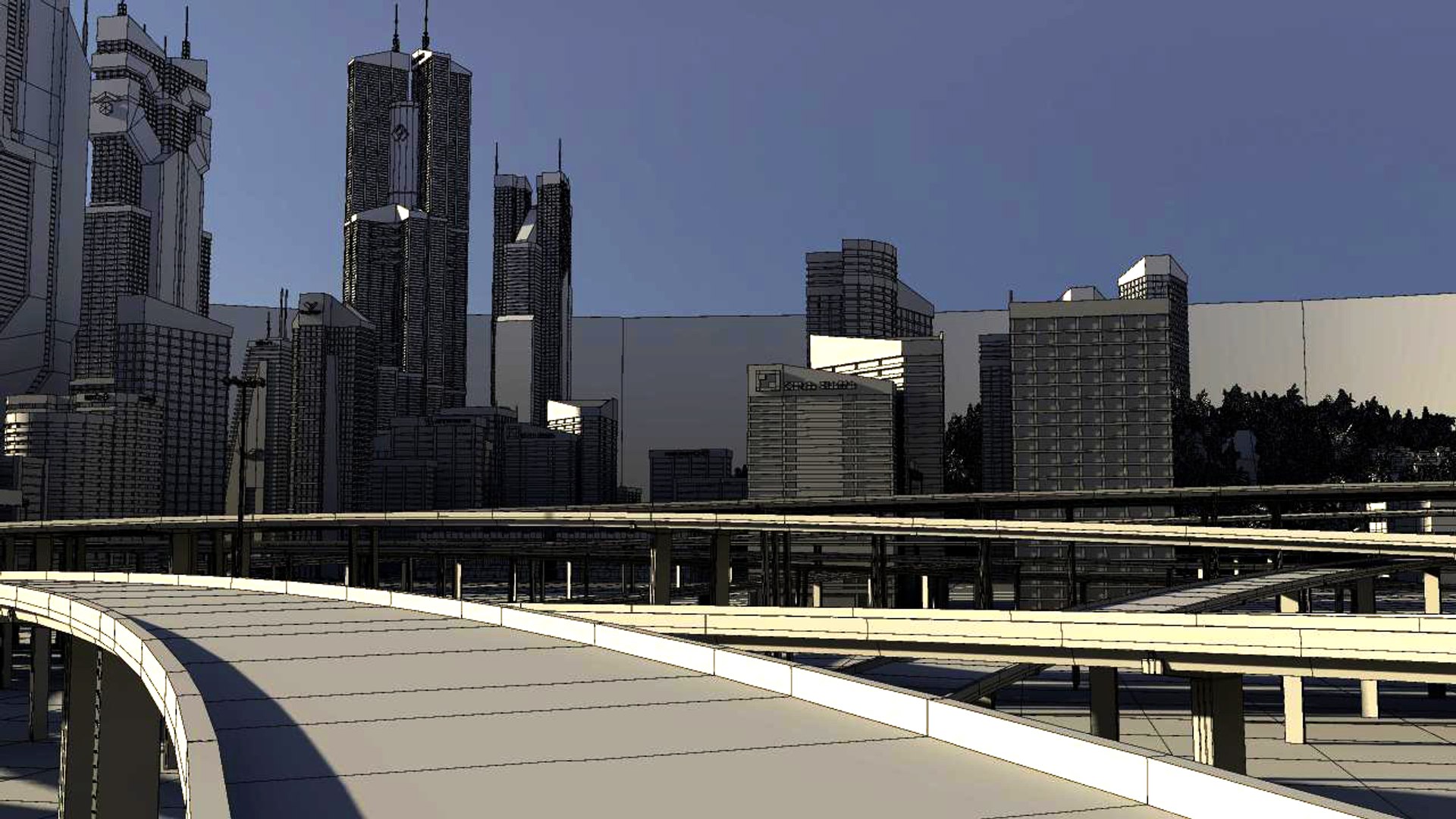 3D Freeway10 City 3DEFX - TurboSquid 1903695