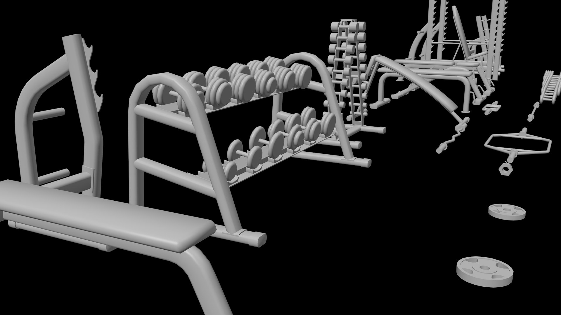 Livre Gym Fbx Modelo 3d Turbosquid 2040963 3267