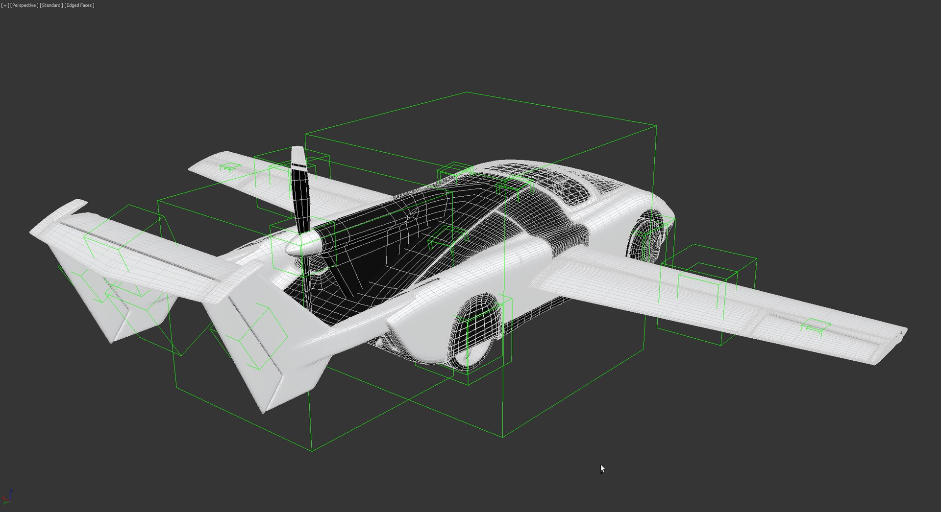 Air Car Flying Vehicle Concept 3D Model - TurboSquid 1763737