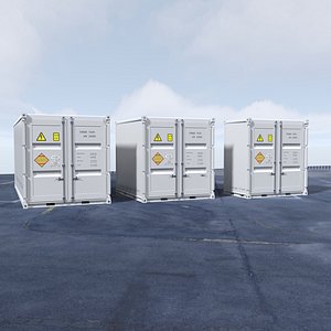 Shipping Container 20 ft 10 ft 5ft 3D model 3D model 3D model