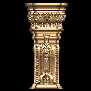 decor element stl cnc 3d 3ds