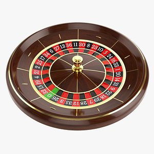 Casino roulette wheel 01 3D model
