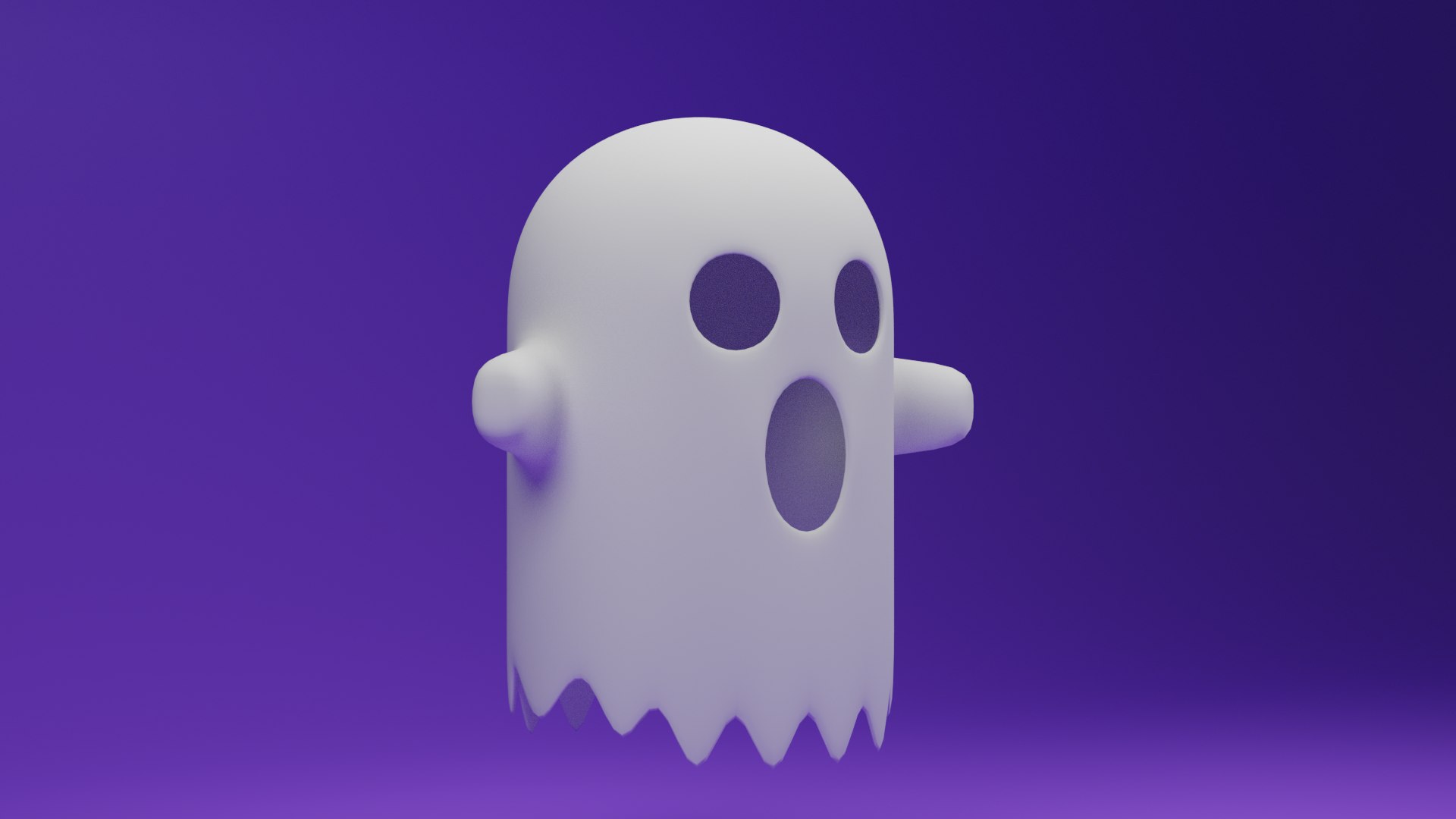 Cartoon Ghost 3D - TurboSquid 1829594