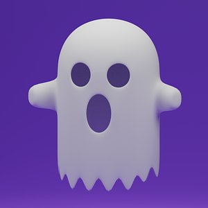 Cartoon Ghost 3D