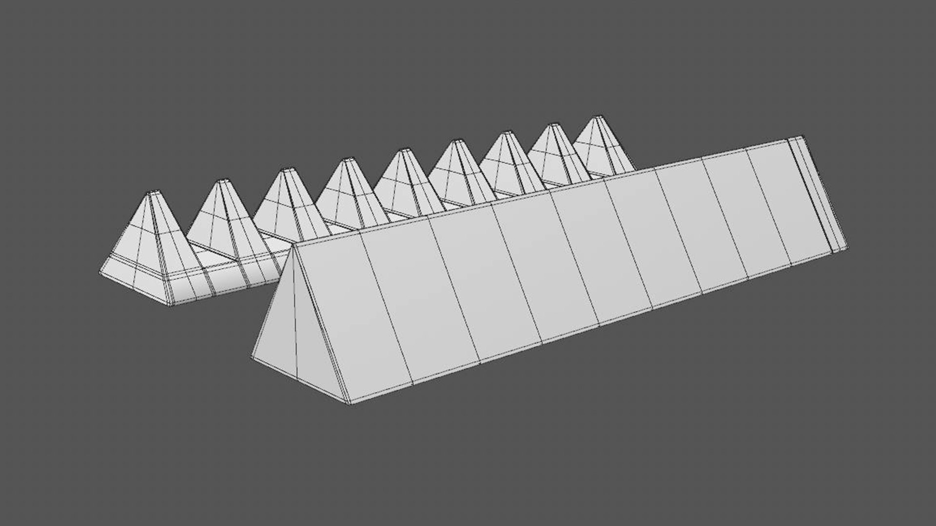 3D Toblerone White Chocolate Bar Model - TurboSquid 2166470