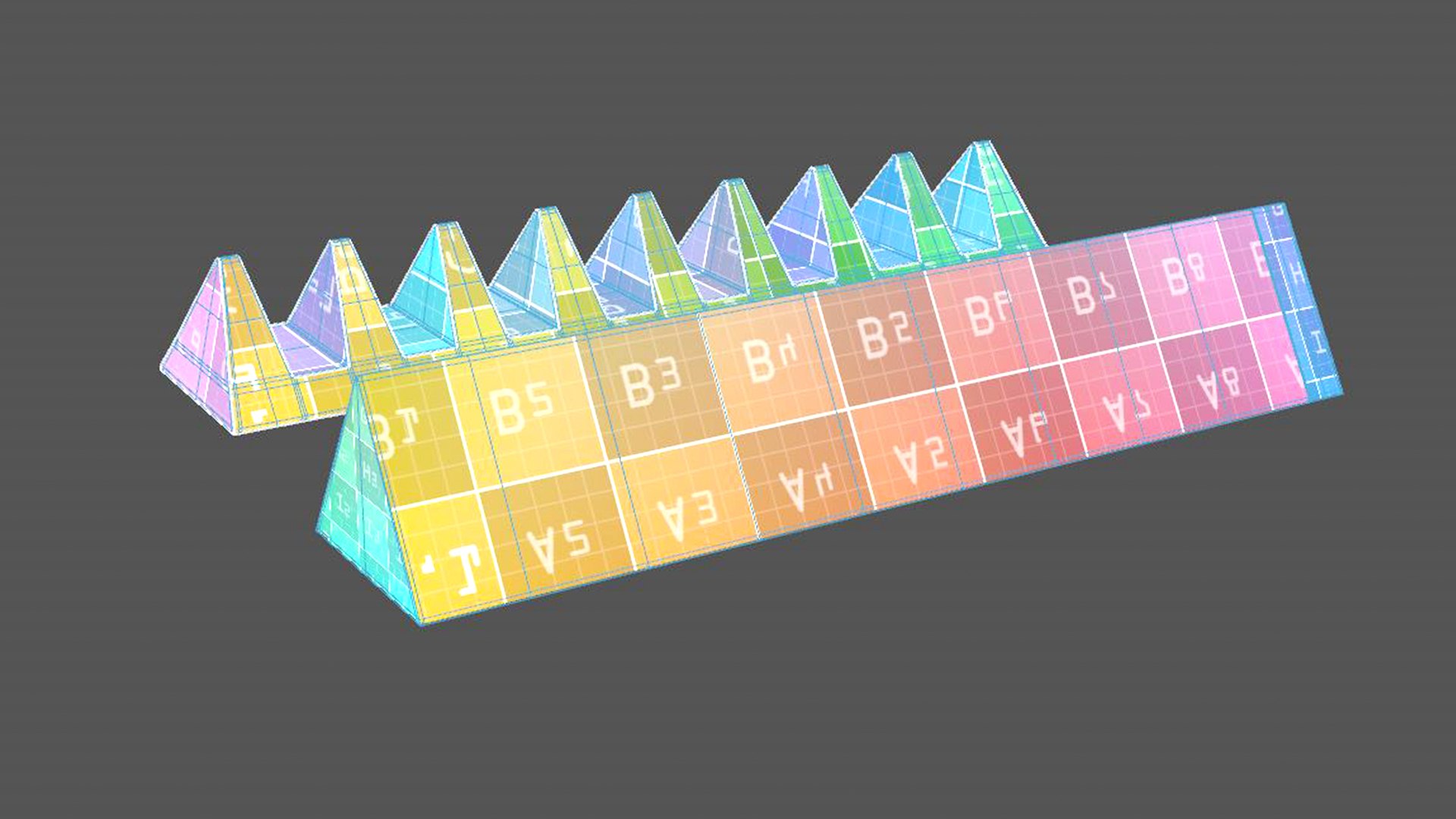 3D Toblerone White Chocolate Bar Model - TurboSquid 2166470