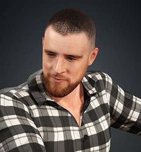 3D Travis Kelce model