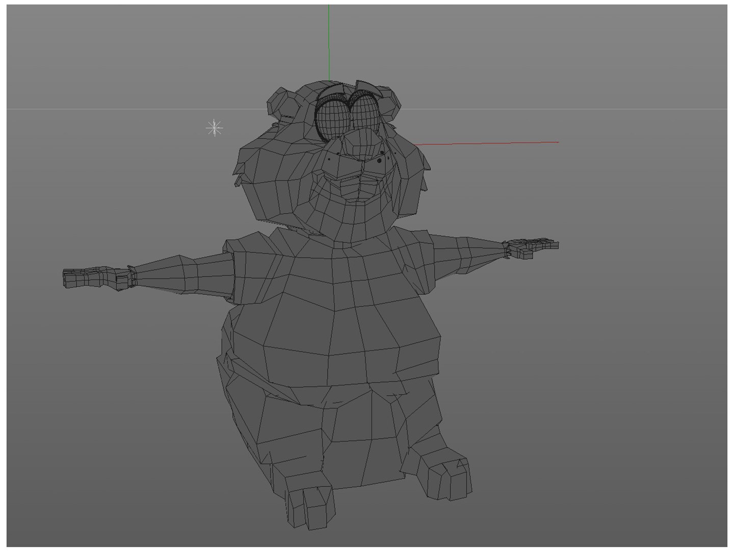 3d Groundhog Cartoon