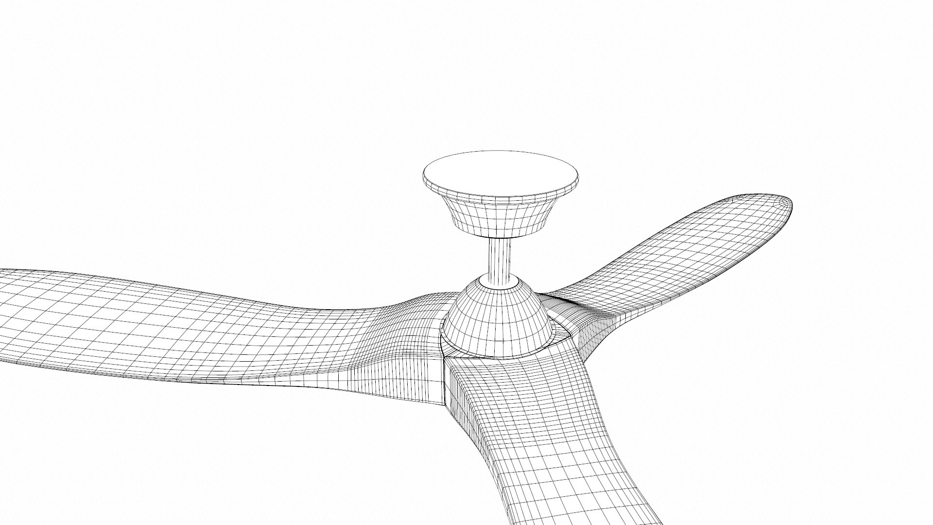 Modern Ceiling Fan 3D Model - TurboSquid 2326912