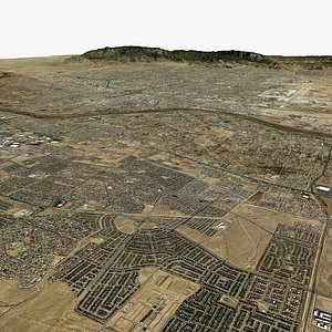 3D Albuquerque City State of New Mexico United States